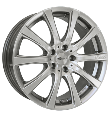 pneumatiky - 7.5x17 5x100 ET35 Brock B21 silber chromsilber Lehk nkladn auto Winter od 17,5 