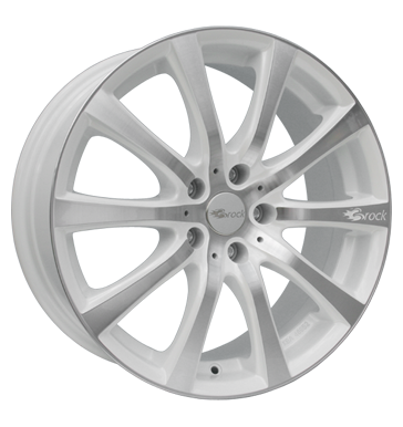 pneumatiky - 9x20 6x114.3 ET30 Brock B21 weiss white pearl frontpoliert chlapec Rfky / Alu Offroad Mud Terrain Brock pneumatiky