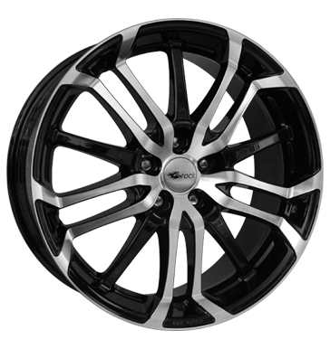 pneumatiky - 8.5x19 5x108 ET52 Brock B26 schwarz schwarz matt vollpoliert Offroad lto od 17,5 