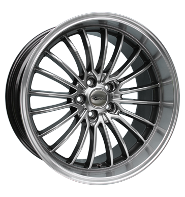 pneumatiky - 9x20 5x120 ET30 Brock B24GP silber chromsilber hornpoliert hardtops Rfky / Alu GS-Wheels Rondell Prodejce pneumatk