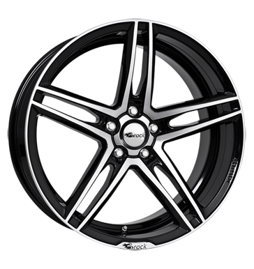 pneumatiky - 8x18 5x100 ET38 Brock B33 schwarz schwarz glanz vollpoliert Chiptuning + Motor Tuning Rfky / Alu Chlazen - Air sluzba b2b pneu