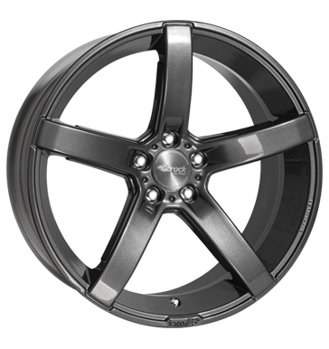 pneumatiky - 7.5x17 5x112 ET45 Brock B35 grau / anthrazit titan metallic cel rok Rfky / Alu Lehk nkladn auto lto od 17,5 