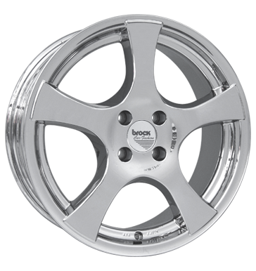 pneumatiky - 7x17 4x98 ET38 Brock B8 chrom chrom Proline Kola Rfky / Alu EXCENTRI Keskin pneu b2b