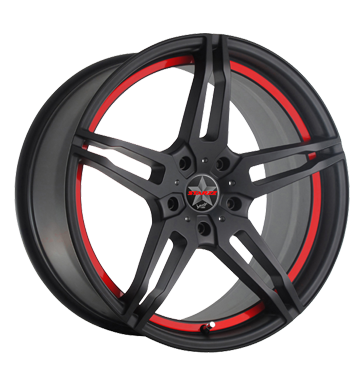 pneumatiky - 8.5x19 5x120 ET38 Barracuda Starzz schwarz matt black - undercut polished ETA BETA Rfky / Alu prumyslov pneumatiky neprirazen kategorie produktu Predaj pneumatk