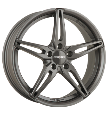 pneumatiky - 6.5x16 5x112 ET33 Carmani 15 Oskar grau / anthrazit hyper gun lackiert cel rok Rfky / Alu Offroad cel rok od 17,5 