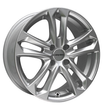 pneumatiky - 6.5x15 4x108 ET25 Carmani 5 Arrow silber kristallsilber Rial Rfky / Alu ENZO tazn zarzen trziste