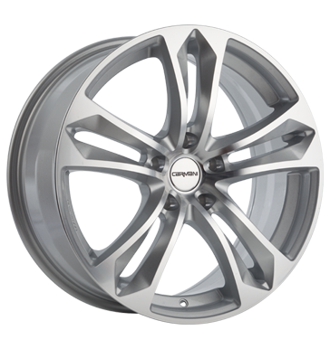 pneumatiky - 8.5x19 5x108 ET42 Carmani 5 Arrow silber kristallsilber polish bezpecnostn vesty Rfky / Alu Wheelworld Ronal velkoobchod s pneumatikami