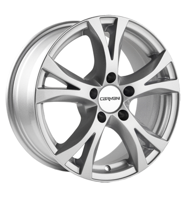 pneumatiky - 6.5x15 5x112 ET44 Carmani 9 Compete OR.D. silber kristallsilber kozel Rfky / Alu Offroad cel rok od 17,5 