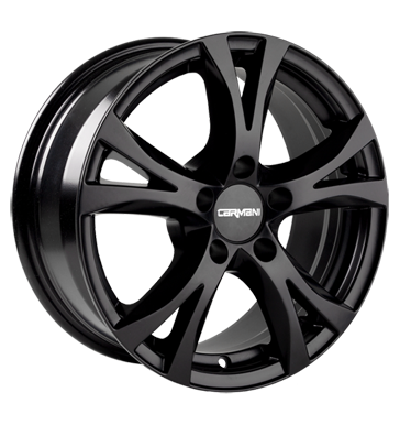 pneumatiky - 8x18 5x108 ET45 Carmani 9 Compete schwarz black matt KOLA Rfky / Alu sapont myt oken disky