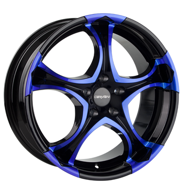 pneumatiky - 6.5x15 4x100 ET38 Carmani 4 Deepnex blau blue polish motec Rfky / Alu vozk GMP Italia Autoprodejce