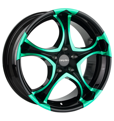 pneumatiky - 8.5x19 5x120 ET35 Carmani 4 Deepnex mehrfarbig green polish osvetlen Rfky / Alu BRABUS AUTEC Prodejce pneumatk