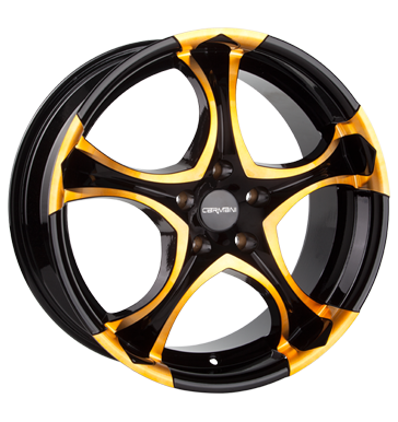 pneumatiky - 8.5x18 5x120 ET35 Carmani 4 Deepnex orange orange polish zrcadlo design Rfky / Alu Offroad Mud Terrain tazn zarzen pneumatiky