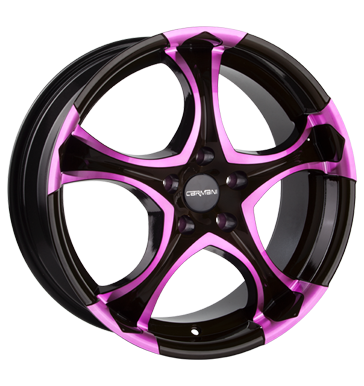 pneumatiky - 6.5x15 4x100 ET38 Carmani 4 Deepnex mehrfarbig pink polish systm Rfky / Alu Kola / ocel Inspekcn balky + stavebnice pneu