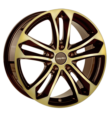 pneumatiky - 7x16 5x114.3 ET45 Carmani 5 Arrow mehrfarbig brown gold polish Opel Rfky / Alu opravu pneumatik prce b2b pneu