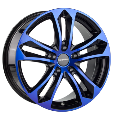 pneumatiky - 7x16 5x112 ET35 Carmani 5 Arrow blau blue polish BRABUS Rfky / Alu psy Globln komise pneumatiky