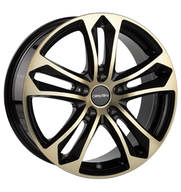 pneumatiky - 7x16 4x100 ET38 Carmani 5 Arrow gold gold polish Helma Prslusenstv + Hled Rfky / Alu kozel rfky Prodejce pneumatk