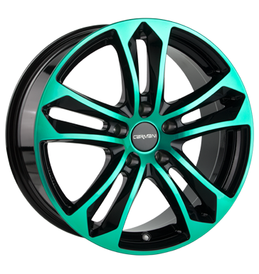 pneumatiky - 6.5x15 5x114.3 ET45 Carmani 5 Arrow mehrfarbig green polish replika Rfky / Alu pce o pneumatiky moped pneumatiky