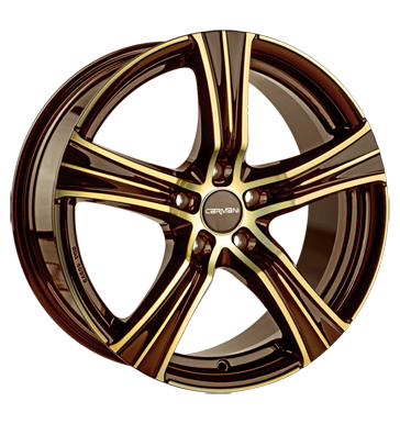 pneumatiky - 7.5x17 5x114.3 ET48 Carmani 6 Impact mehrfarbig brown gold polish MIGLIA Rfky / Alu Slevy nosic kol pneumatiky