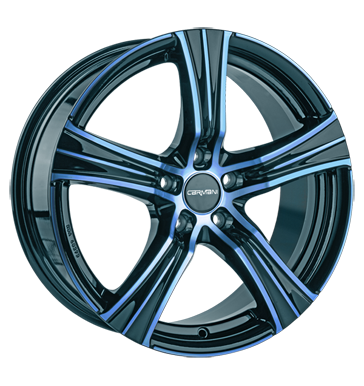 pneumatiky - 7.5x17 5x120 ET35 Carmani 6 Impact blau light blue polish Mobiln navigacn systmy Rfky / Alu mitsubishi Offroad letn Hlinkov disky