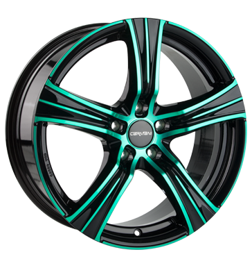 pneumatiky - 7x16 5x108 ET45 Carmani 6 Impact mehrfarbig green polish spoiler Rfky / Alu Hamann prce velkoobchod s pneumatikami