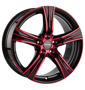 pneumatiky - 6.5x15 4x108 ET42 Carmani 6 Impact rot red polish motor Rfky / Alu ZENDER Vyloucen pneumatiky