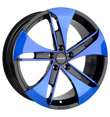 pneumatiky - 8.5x19 5x112 ET30 Carmani 7 Punch blau blue polish Axxium Rfky / Alu auto opravu pneumatik b2b pneu