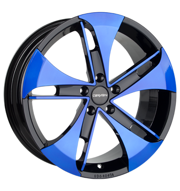 pneumatiky - 8x18 5x114.3 ET42 Carmani 7 Punch blau blue polish MIGLIA Rfky / Alu truck zimn kalhoty trziste