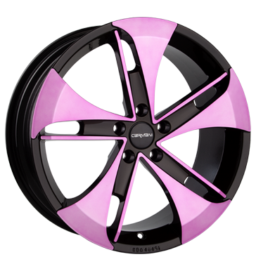 pneumatiky - 8.5x19 5x108 ET42 Carmani 7 Punch mehrfarbig pink polish cel rok Rfky / Alu Chrome Parts AUDI trhovisko