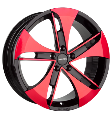 pneumatiky - 8.5x19 5x120 ET35 Carmani 7 Punch rot red polish Offroad All Terrain Rfky / Alu pneumatick nrad rucn nrad pneumatiky