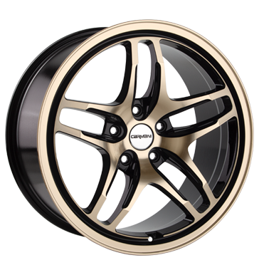 pneumatiky - 8x18 5x108 ET42 Carmani 8 Liberty gold gold polish Motorsport Rfky / Alu polomer odpadn olej Velkoobchod