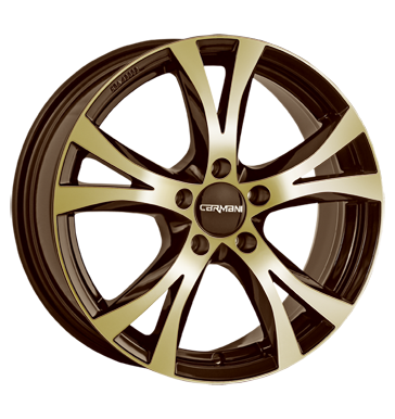 pneumatiky - 7.5x17 5x108 ET45 Carmani 9 Compete mehrfarbig brown gold polish ostatn Rfky / Alu FONDMETAL Flip zvaz pneu