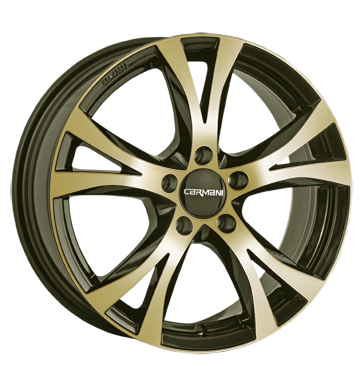 pneumatiky - 6.5x16 5x112 ET49 Carmani 9 Compete OR.D. gold gold polish Ecanto Rfky / Alu BRABUS olejov filtr pneumatiky