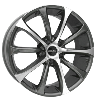 pneumatiky - 8x18 5x112 ET50 Carmani 2 Twilight grau / anthrazit anthrazit poliert Offroad lto od 17,5 