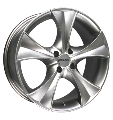 pneumatiky - 7.5x17 4x100 ET38 Carmani 3 Curve silber hyper silber zimn Rfky / Alu Momo Jerry a prslusenstv pneus