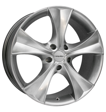 pneumatiky - 7.5x17 5x100 ET35 Carmani 3 Curve silber hyper silber nhradn dly auto trailer Rfky / Alu motocykl ventil ETA BETA pneumatiky