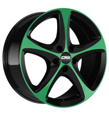 pneumatiky - 8x18 5x108 ET55 CMS C12 mehrfarbig grün schwarz glanz Auto sklo Tool Rfky / Alu Motorsport Jerry a prslusenstv b2b pneu