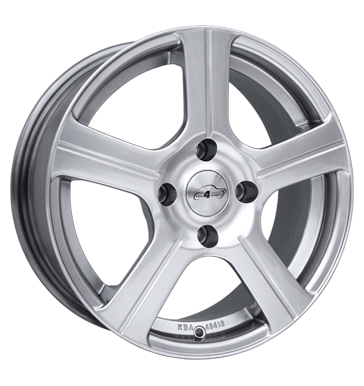 pneumatiky - 6.5x15 4x108 ET15 Com4Wheels Arcadia silber highgloss ventil auta Rfky / Alu Cepice a klobouky MB-Italia b2b pneu