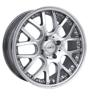 pneumatiky - 7.5x17 4x108 ET28 Com4Wheels Avalon silber highgloss Truck lto od 17,5 