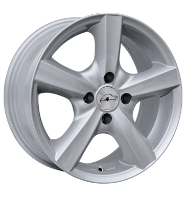 pneumatiky - 7x16 4x98 ET38 Com4Wheels Bounce silber silber lackiert korunn princ Rfky / Alu pilotn bundy Artec pneu b2b