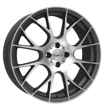 pneumatiky - 6.5x17 4x108 ET25 Com4Wheels Crossover grau / anthrazit graphit Delta 4x4 Rfky / Alu nstroj ventil AUTEC b2b pneu