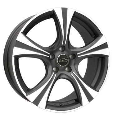 pneumatiky - 7.5x18 5x100 ET35 Com4Wheels Darkstar schwarz mattschwarz frontpoliert Helma Prslusenstv + Hled Rfky / Alu Felgenschlsser koncovky Autoprodejce