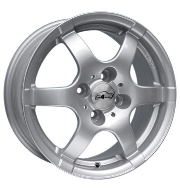 pneumatiky - 7.5x17 4x100 ET38 Com4Wheels Giro silber silber lackiert Offroad lto od 17,5 