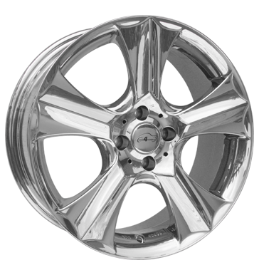 pneumatiky - 7.5x17 4x98 ET30 Com4Wheels Gladius chrom chrom Tube: Kolo Rfky / Alu prslusenstv hardtops pneus