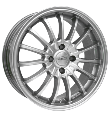 pneumatiky - 7.5x17 4x114.3 ET38 Com4Wheels Medusa silber highgloss truck ventil Rfky / Alu Motocyklov zvody vfuk pneus