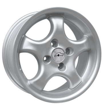 pneumatiky - 6x14 4x108 ET38 Com4Wheels Solaron silber silber lackiert Felgenschlsser Rfky / Alu PLATINUM EMOTION velkoobchod s pneumatikami