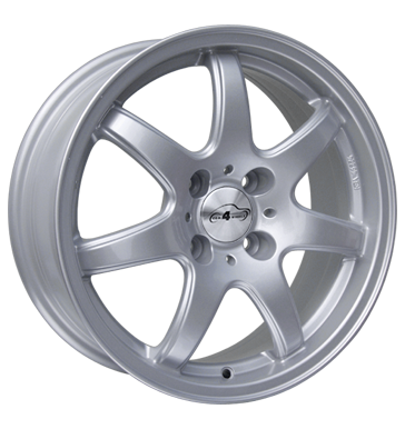 pneumatiky - 6.5x16 4x108 ET26 Com4Wheels Spyke silber silber lackiert peugeot Rfky / Alu Alustar autodly USA disky