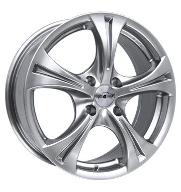 pneumatiky - 7x17 4x114.3 ET40 Com4Wheels Storm silber highgloss nemrznouc smes Rfky / Alu palivo opravu pneumatik Hlinkov disky