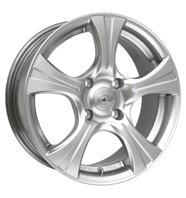 pneumatiky - 6x14 4x100 ET38 Com4Wheels Styx silber highgloss silber zvodn auto Rfky / Alu Momo Stars 2 roky b2b pneu