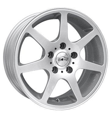 pneumatiky - 7x16 4x108 ET25 Com4Wheels Zion silber silber lackiert EXCENTRI Rfky / Alu Offroad letn Bund bundy Autoprodejce