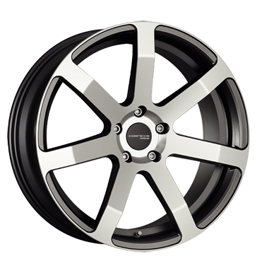 pneumatiky - 10.5x21 5x114.3 ET40 Corniche Challenge grau / anthrazit gun metal polished GMP Italia Rfky / Alu letadlo ostatn disky